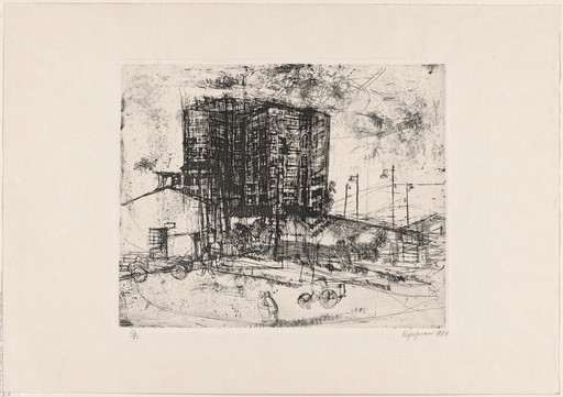 Untitled from 6 Etchings by Muccini, Urbinati, Vespignani (6 acqueforti di Muccini, Urbinati, Vespignani)