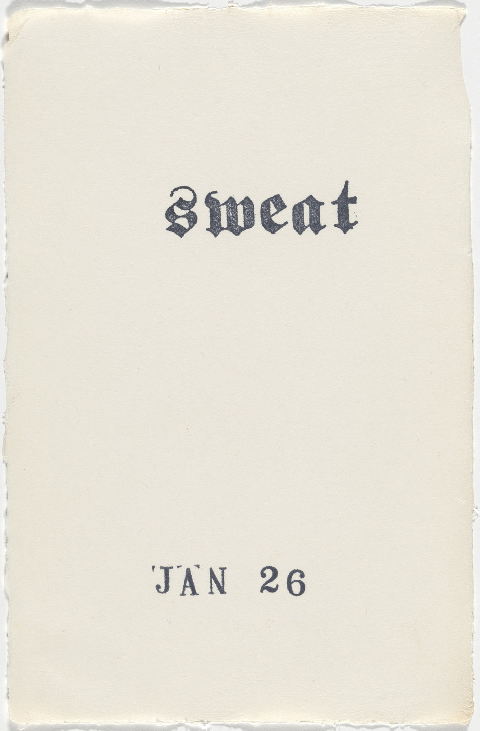 Kiki Smith. Untitled (Book of Hours). 1986–2003