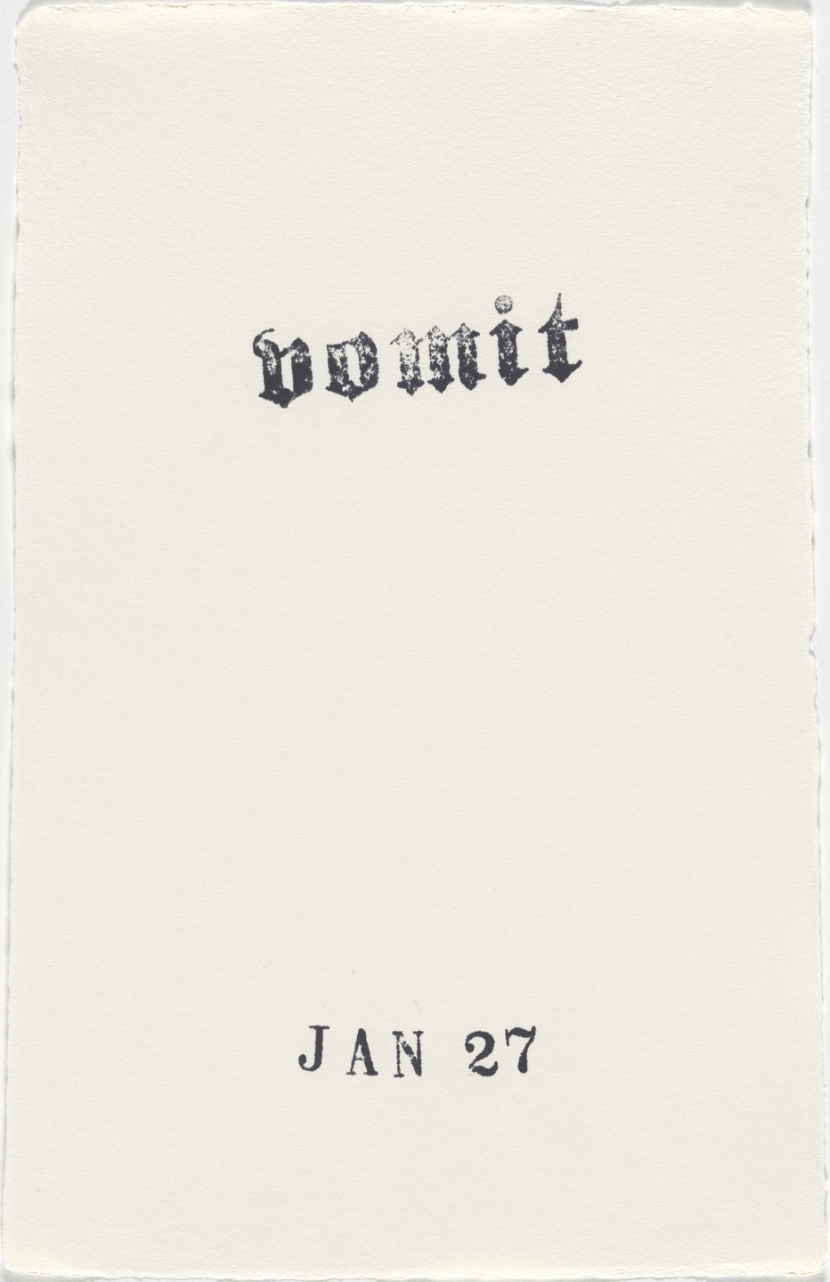 Kiki Smith. Untitled (Book of Hours). 1986–2003