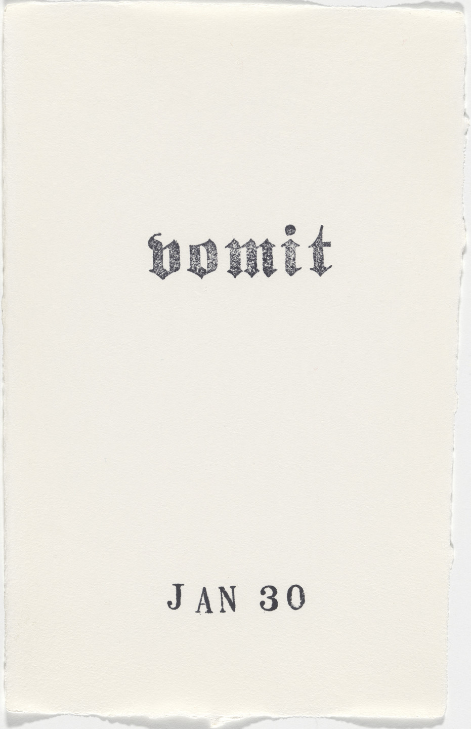 Kiki Smith. Untitled (Book of Hours). 1986–2003