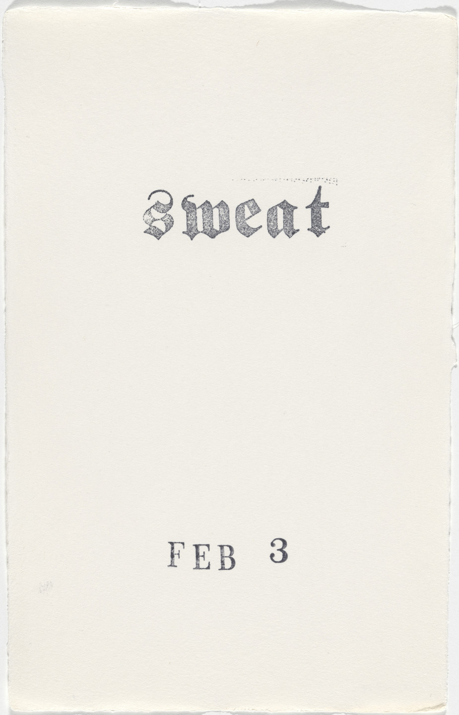 Kiki Smith. Untitled (Book of Hours). 1986–2003