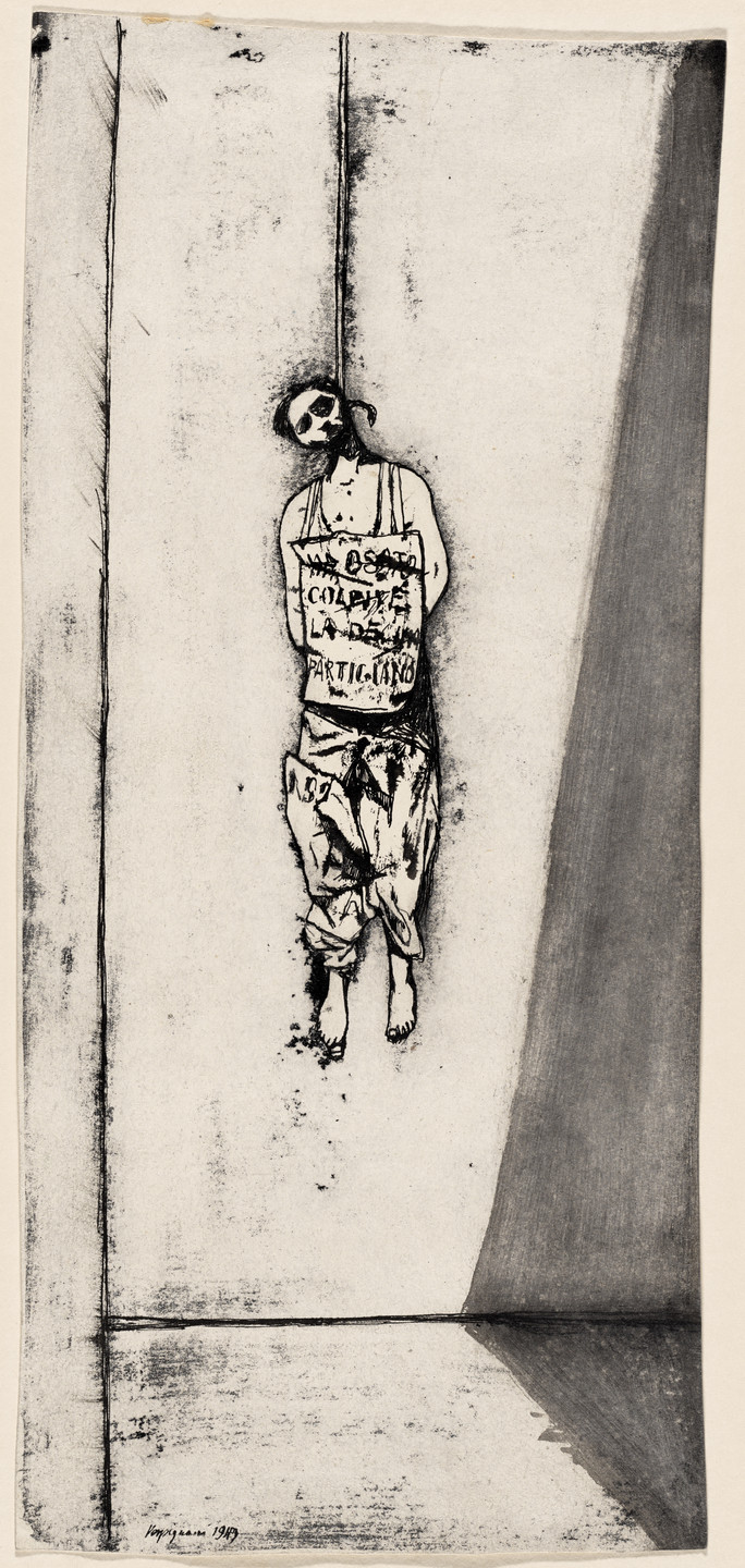 Renzo Vespignani. Hanged Man. 1949