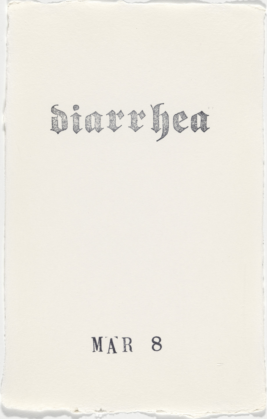 Kiki Smith. Untitled (Book of Hours). 1986–2003