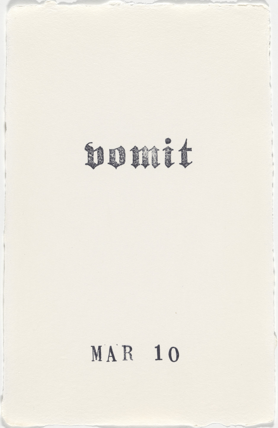 Kiki Smith. Untitled (Book of Hours). 1986–2003