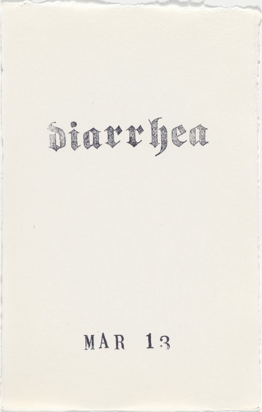 Kiki Smith. Untitled (Book of Hours). 1986–2003
