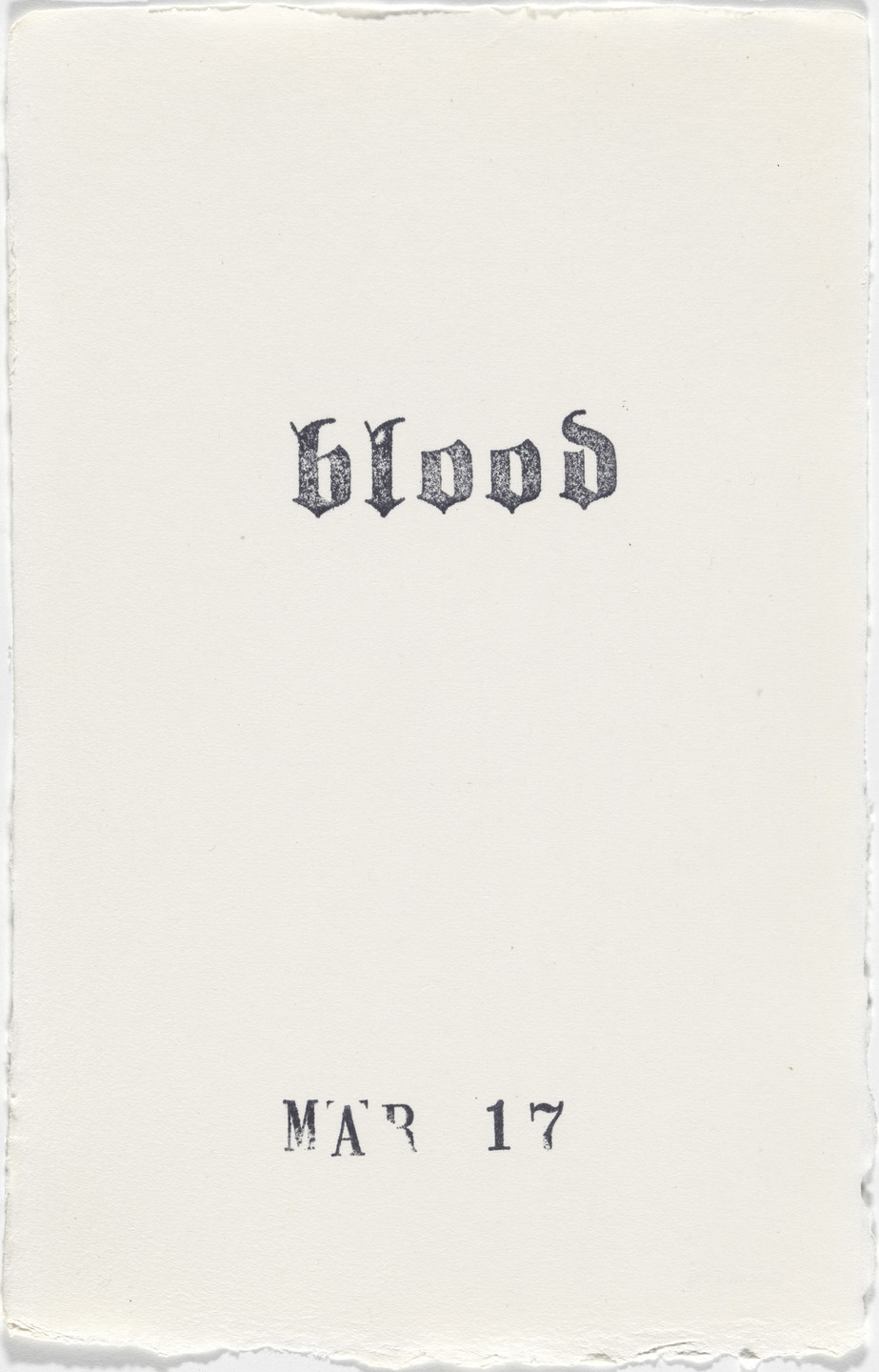 Kiki Smith. Untitled (Book of Hours). 1986–2003