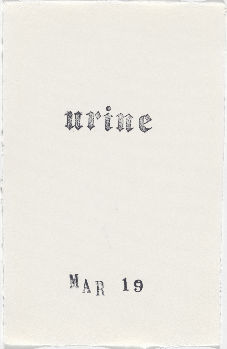 Kiki Smith. Untitled (Book of Hours). 1986–2003