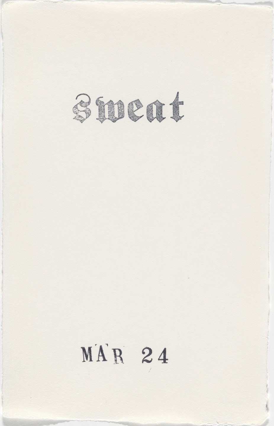 Kiki Smith. Untitled (Book of Hours). 1986–2003