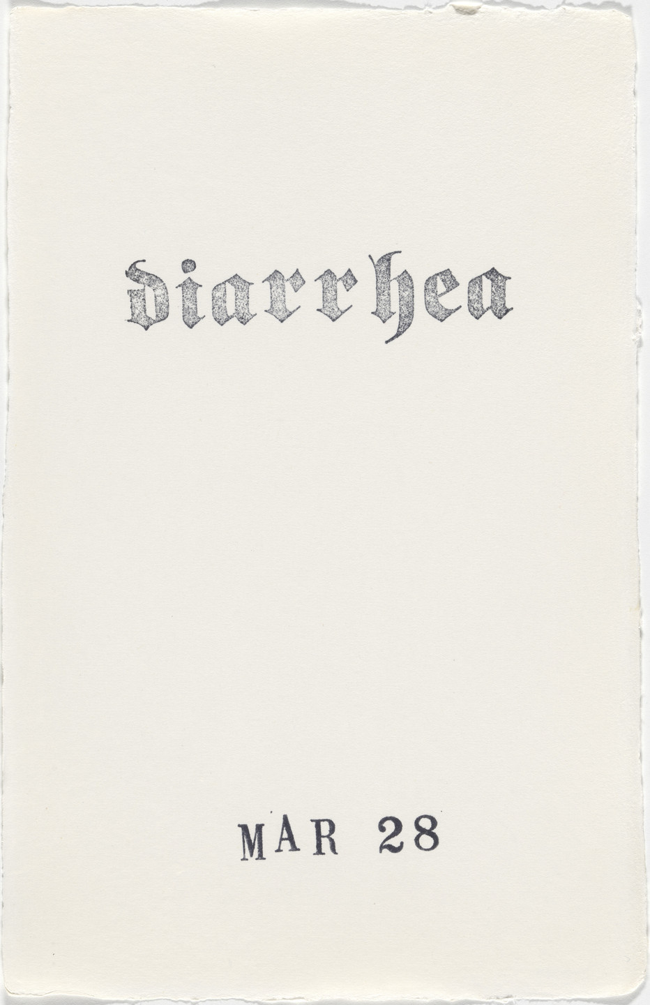 Kiki Smith. Untitled (Book of Hours). 1986–2003