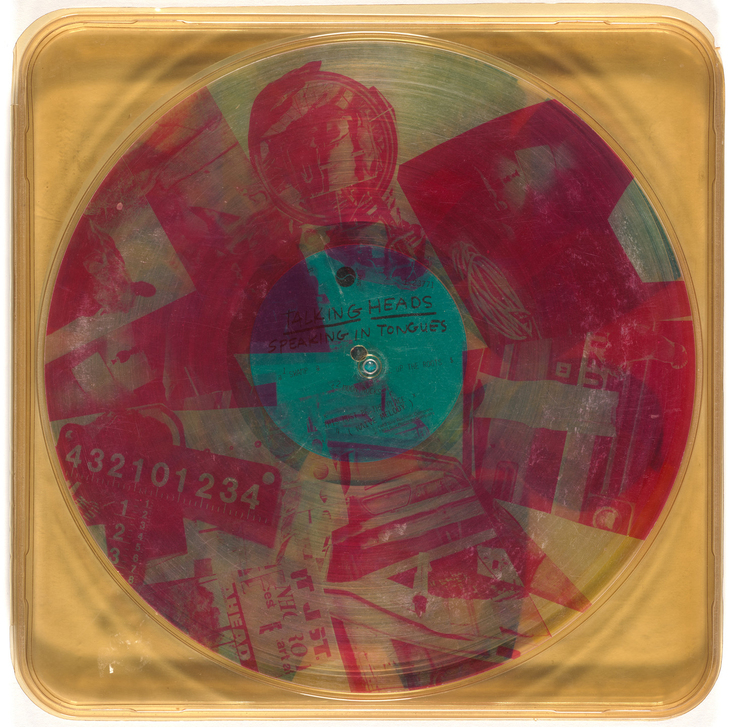 Talking Heads, Robert Rauschenberg. Speaking in Tongues. 1983