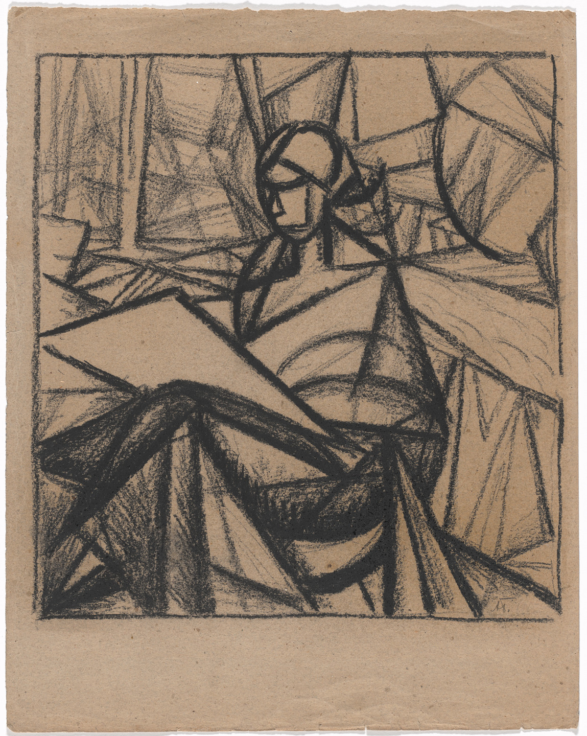 Alexander Bogomazov. Woman. 1914