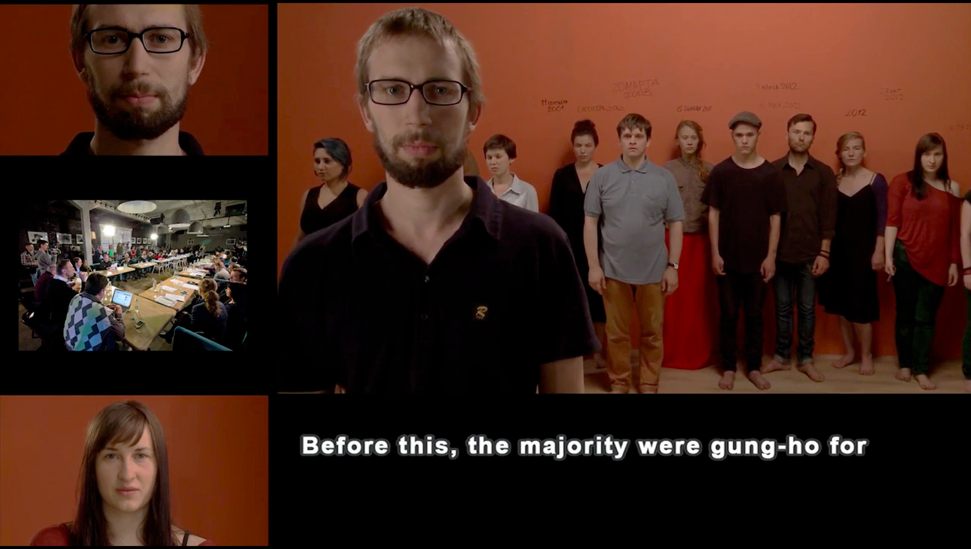 Chto Delat. The Excluded. In a Moment of Danger. 2014