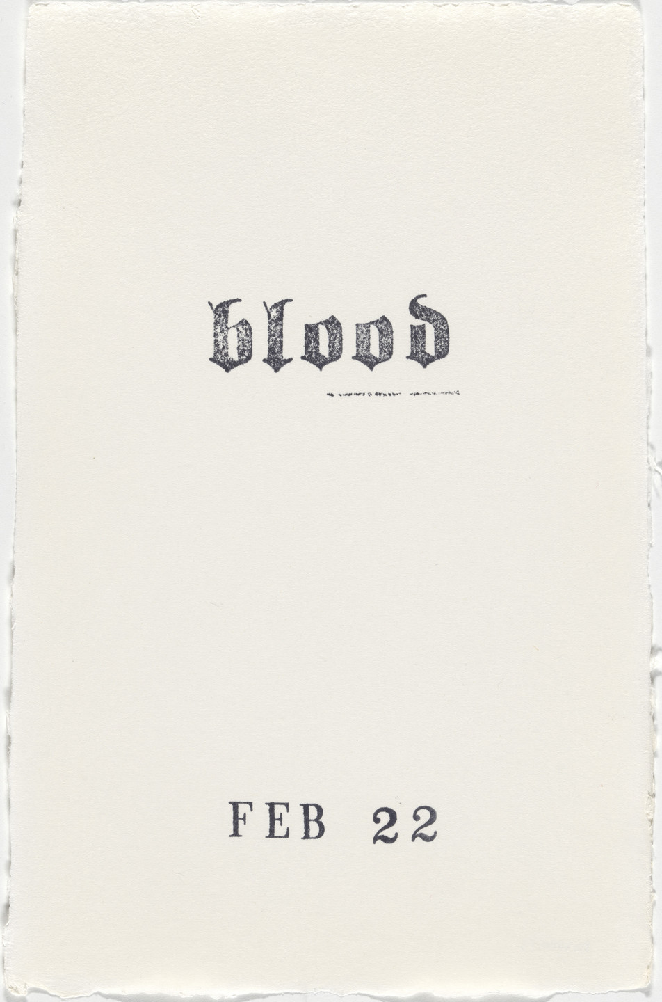 Kiki Smith. Untitled (Book of Hours). 1986–2003