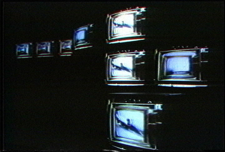 Gretchen Bender. Dumping Core. 1984