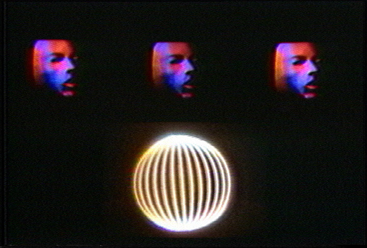 Gretchen Bender. Dumping Core. 1984