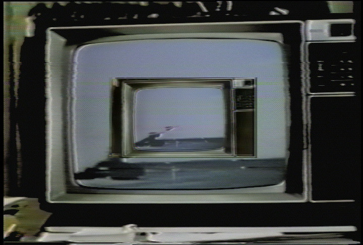 Gretchen Bender. Dumping Core. 1984