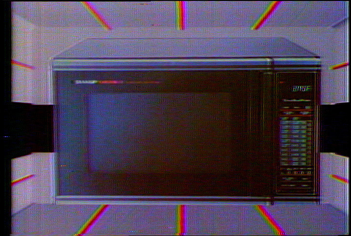 Gretchen Bender. Dumping Core. 1984
