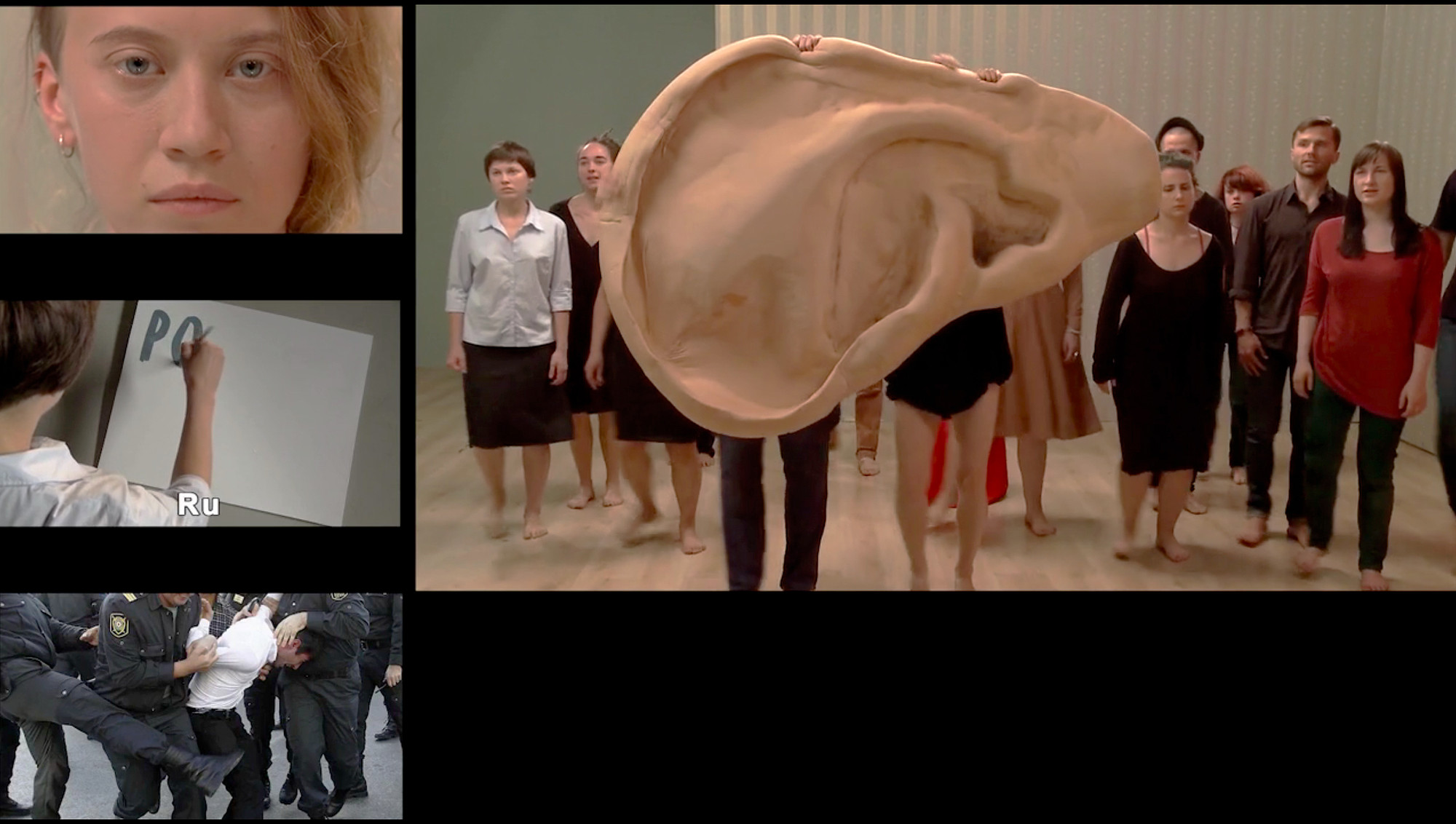 Chto Delat. The Excluded. In a Moment of Danger. 2014