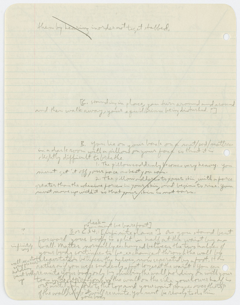 Exercise Awareness-States: Reconstruction made during period above version was lost