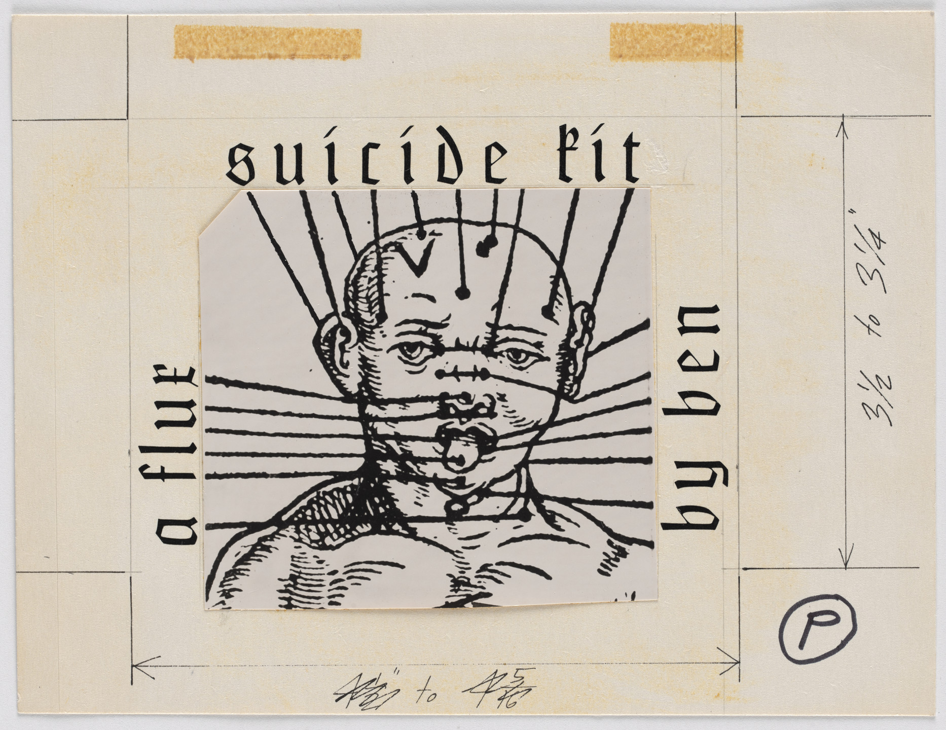 BEN, POUR OU CONTRE ベン・ヴォーチェ Fluxusフルクサス Ben Vautier. A Flux Suicide Kit. 1967 | MoMA