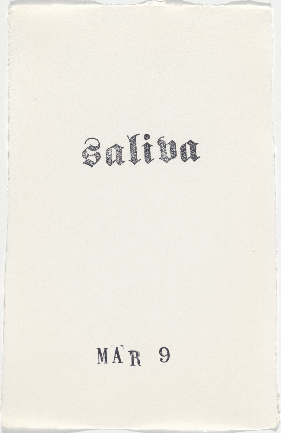 Kiki Smith. Untitled (Book of Hours). 1986–2003