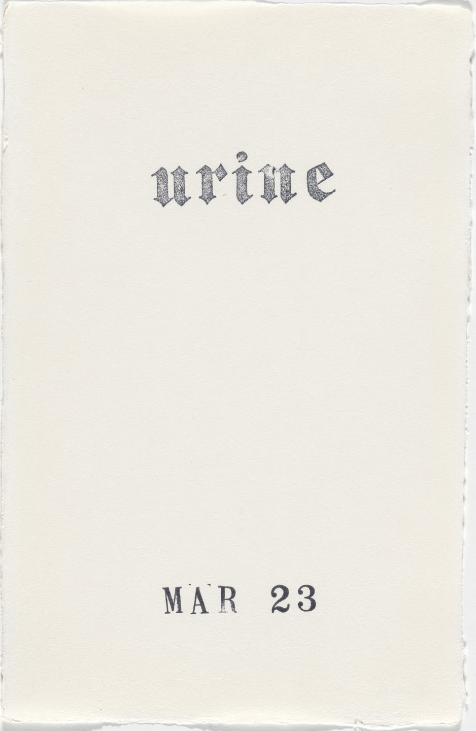 Kiki Smith. Untitled (Book of Hours). 1986–2003