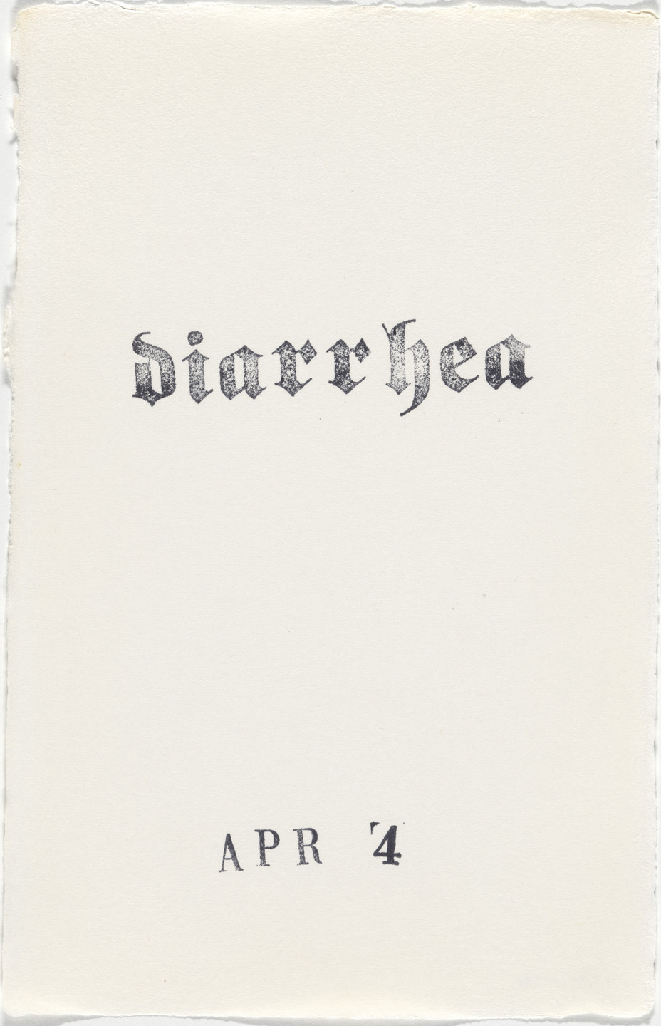 Kiki Smith. Untitled (Book of Hours). 1986–2003
