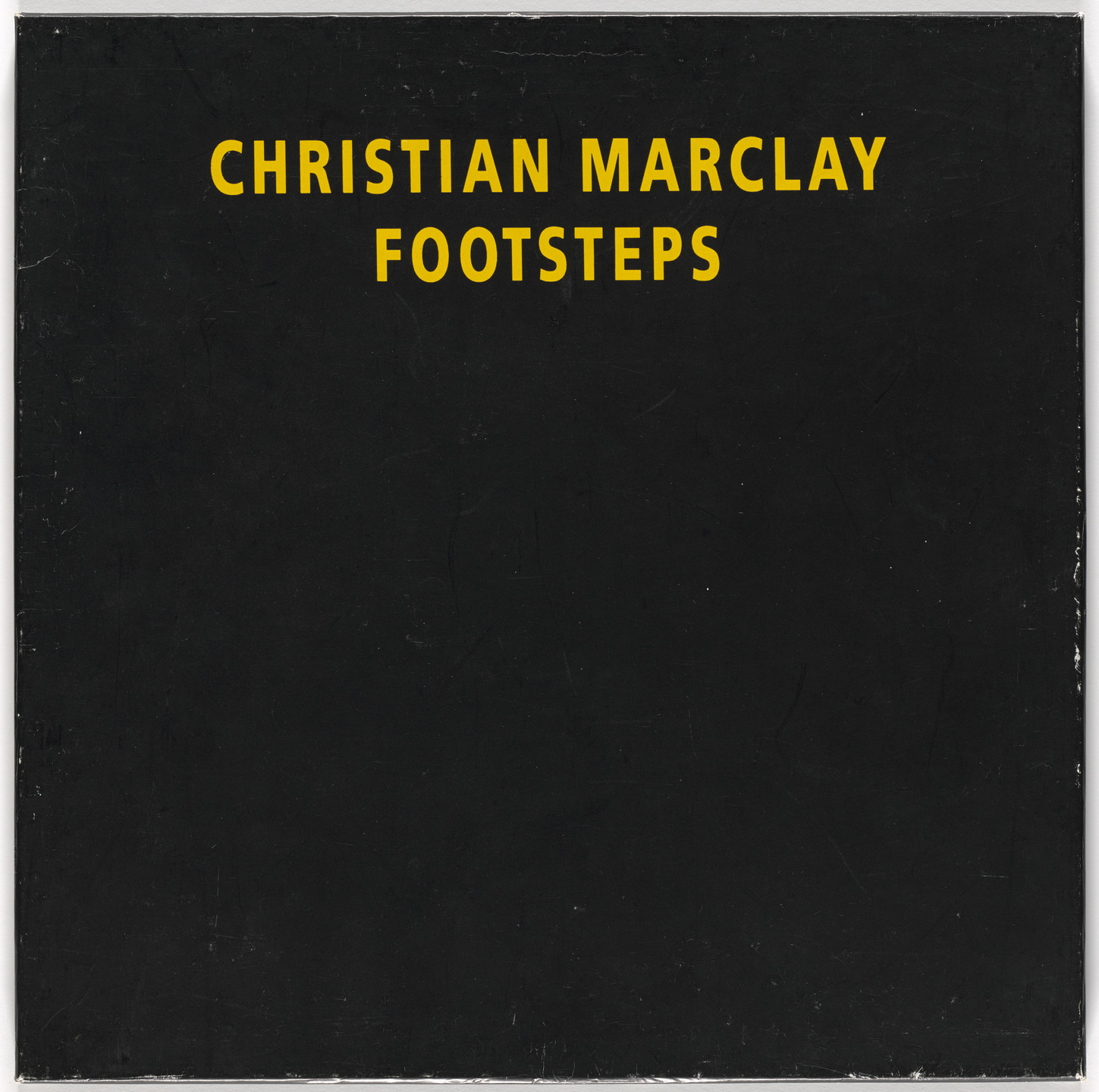 Christian Marclay. Footsteps. 1989