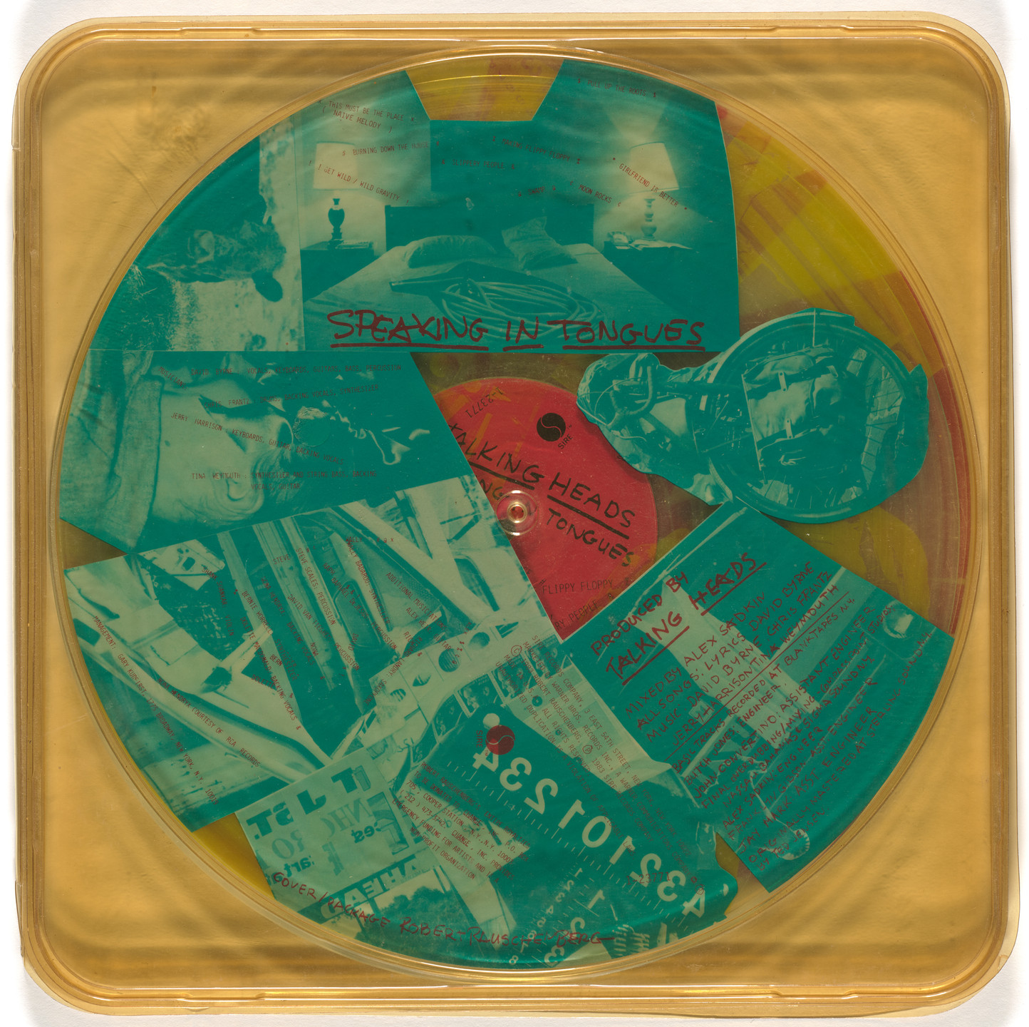 Talking Heads, Robert Rauschenberg. Speaking in Tongues