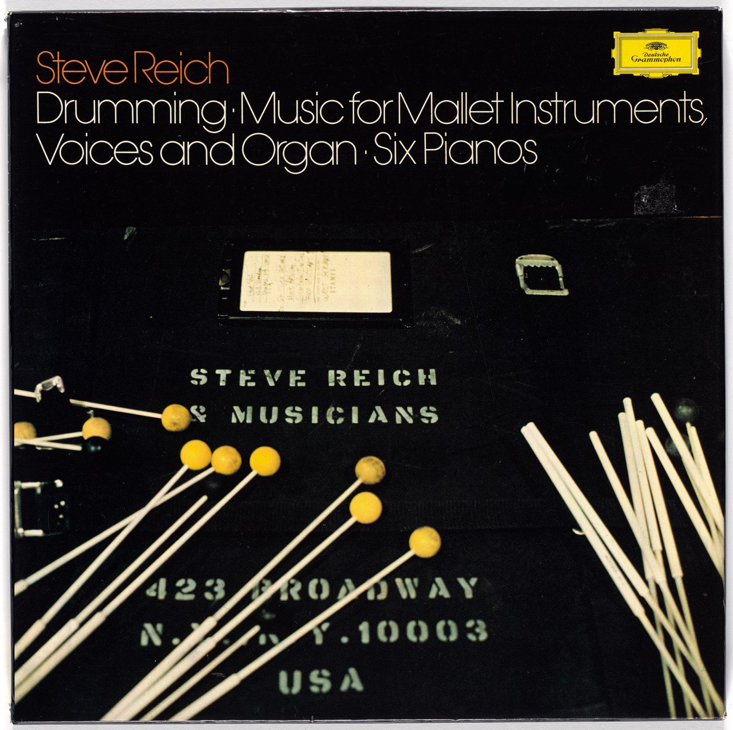 Steve Reich. Drumming / Music for Mallet Instruments / Voices and Organ / Six Pianos. 1974