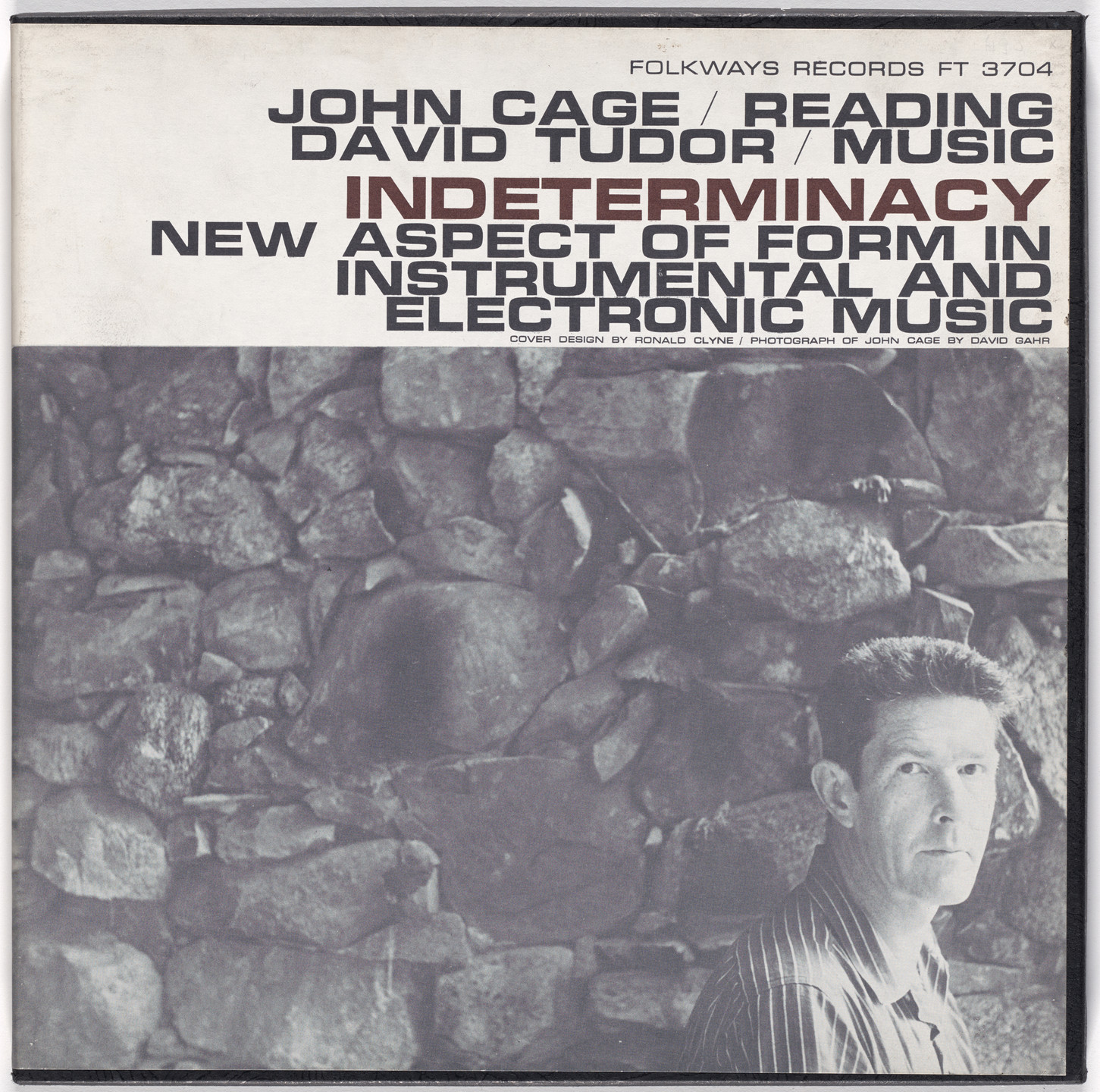 John Cage, David Tudor. Indeterminacy: New Aspect of Form in Instrumental and Electronic Music. 1959