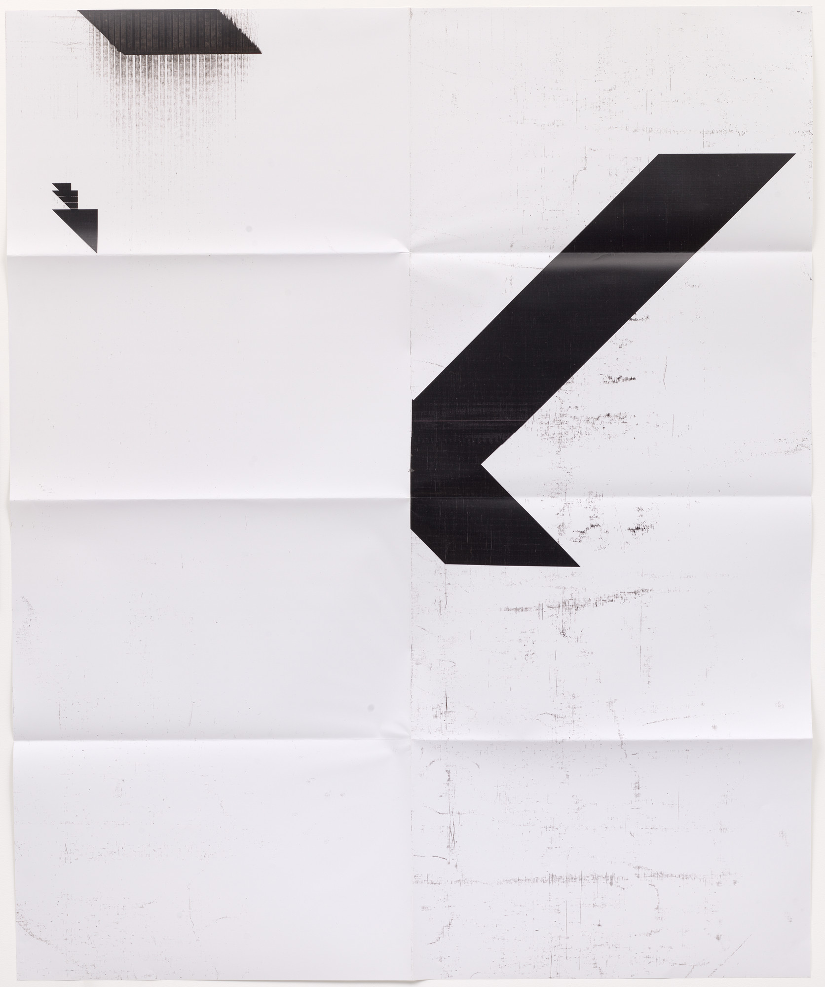 Wade Guyton. X Poster (Untitled, 2008, Epson UltraChrome