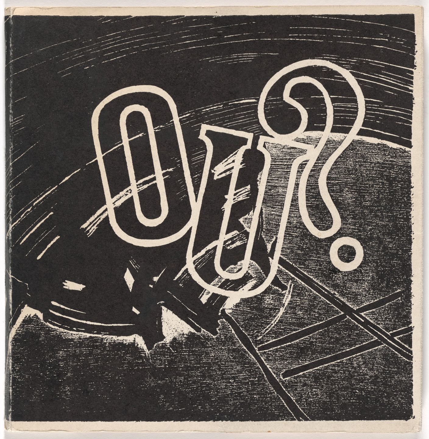 Various Artists, Gianni Bertini, Henri Chopin, Jean Dupuy, James Guitet, Brion Gysin, Bernard Heidsieck, Françoise Janicot. Revue OU Cinquième Saison, no. 20/21. 1964