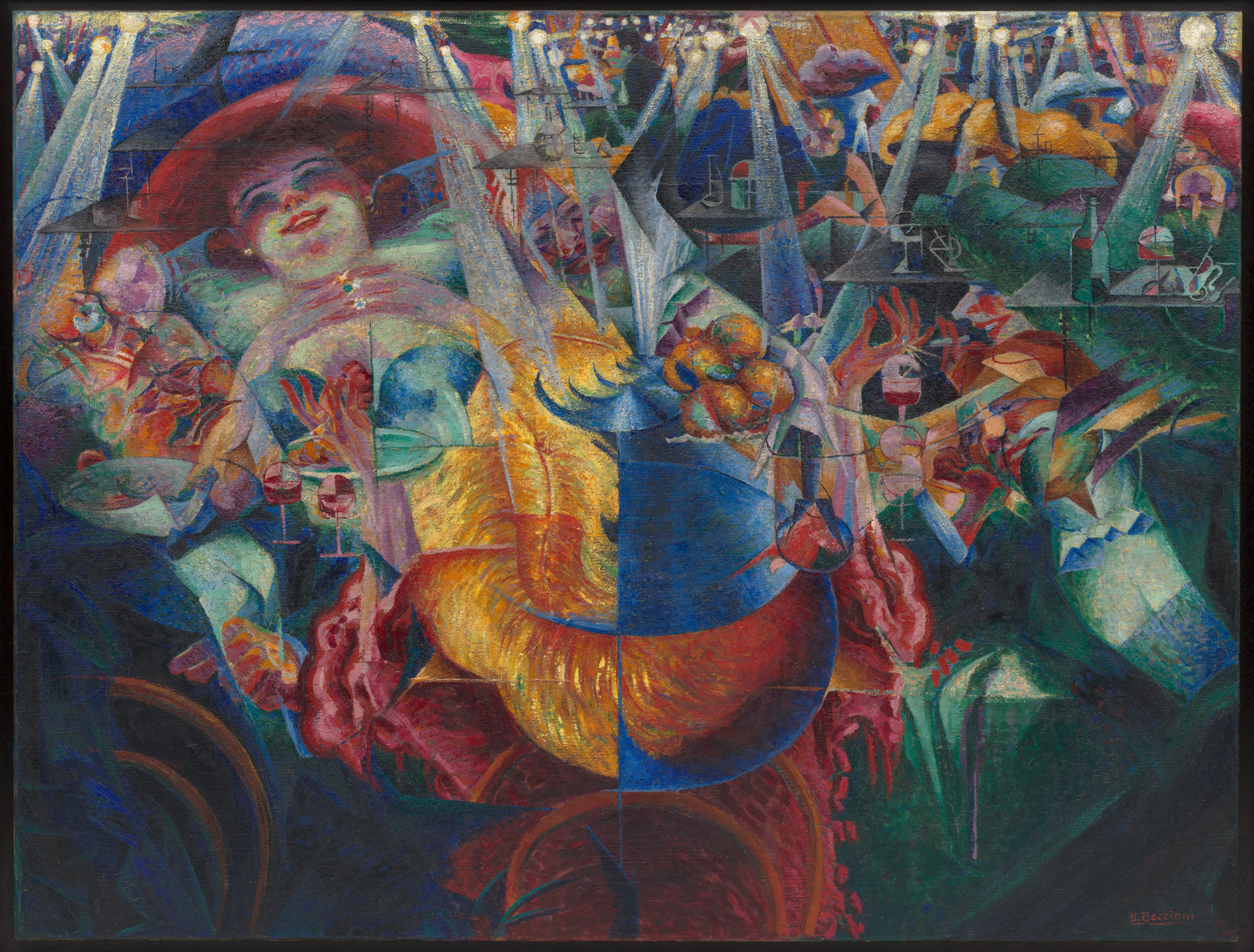 Umberto Boccioni. The Laugh. 1911