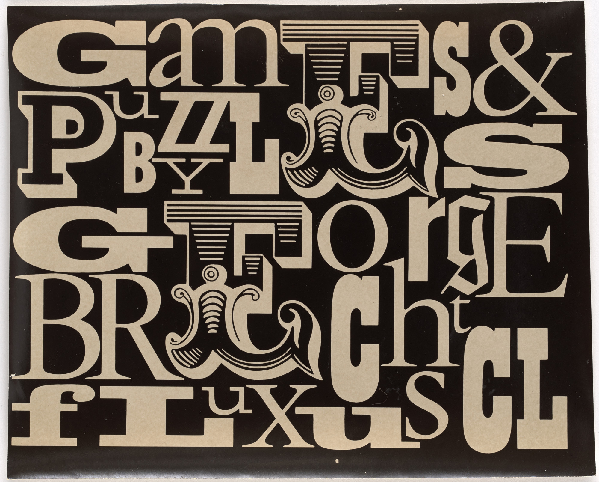 George Maciunas, George Brecht. Mechanical for Games and Puzzles