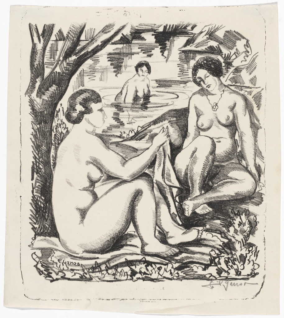 Bathers, Emil Ganso, 1926
