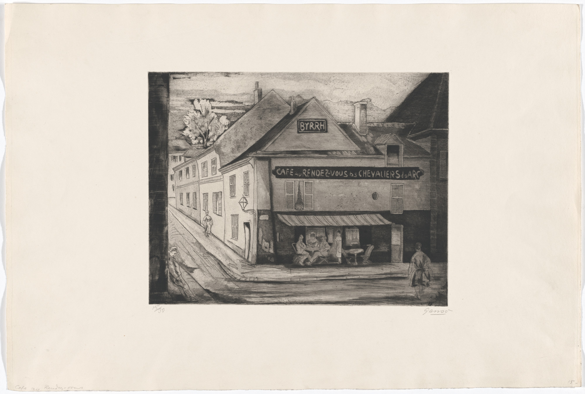 Emil Ganso. Café au Rendez-vous, Quincy-Ségy (Seine-et-Marne, France)