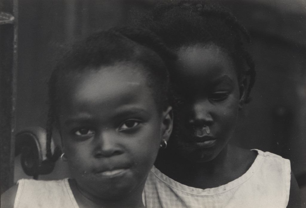 Two Girls, 117th Street, Harlem, NY