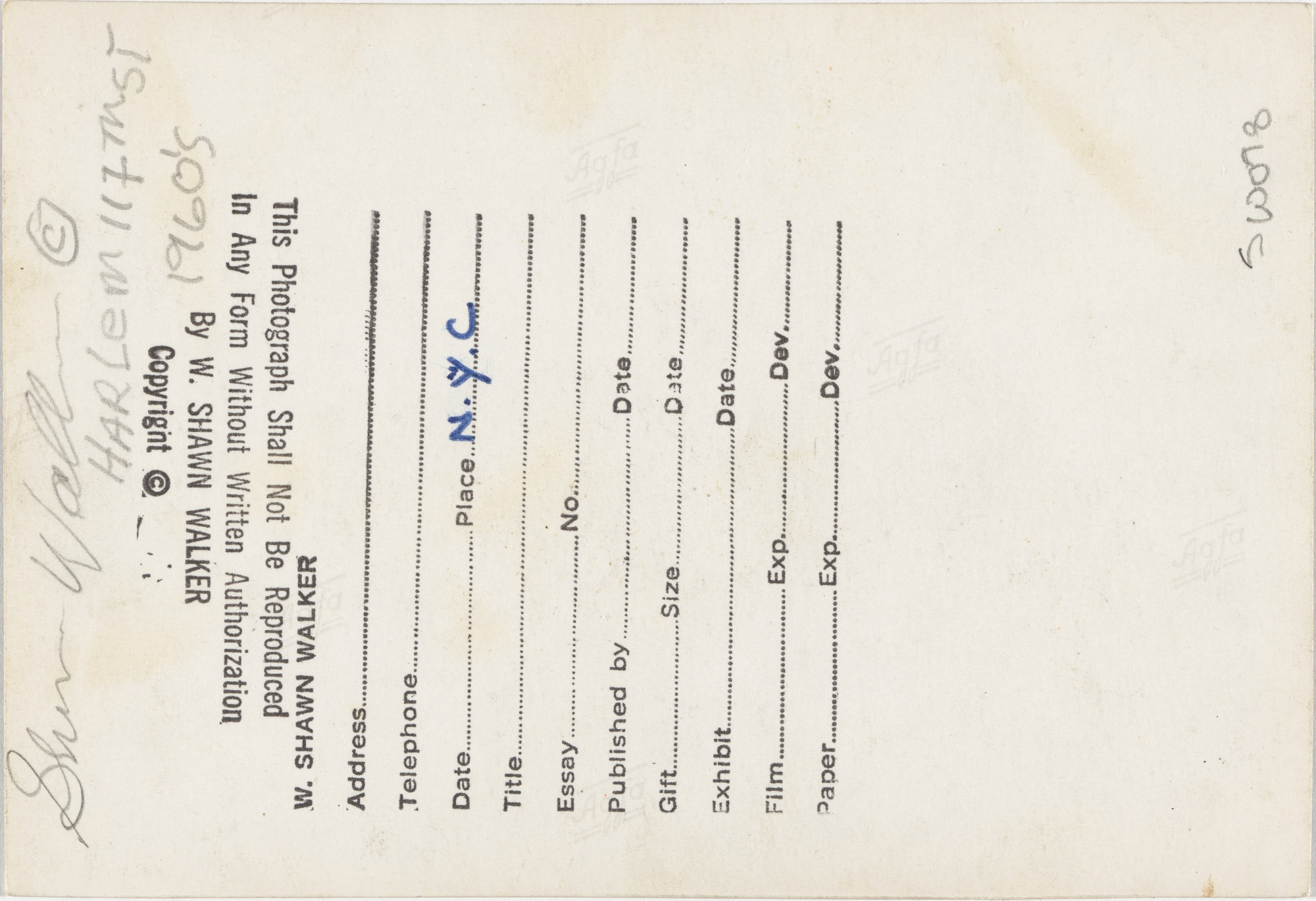 Shawn W. Walker. Two Girls, 117th Street, Harlem, NY. 1965