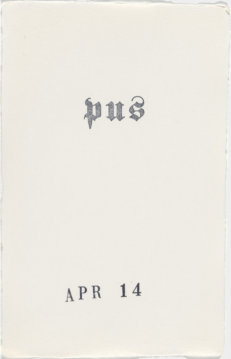 Kiki Smith. Untitled (Book of Hours). 1986–2003