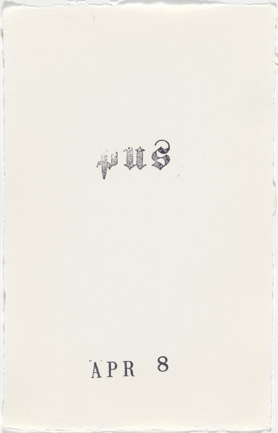 Kiki Smith. Untitled (Book of Hours). 1986–2003