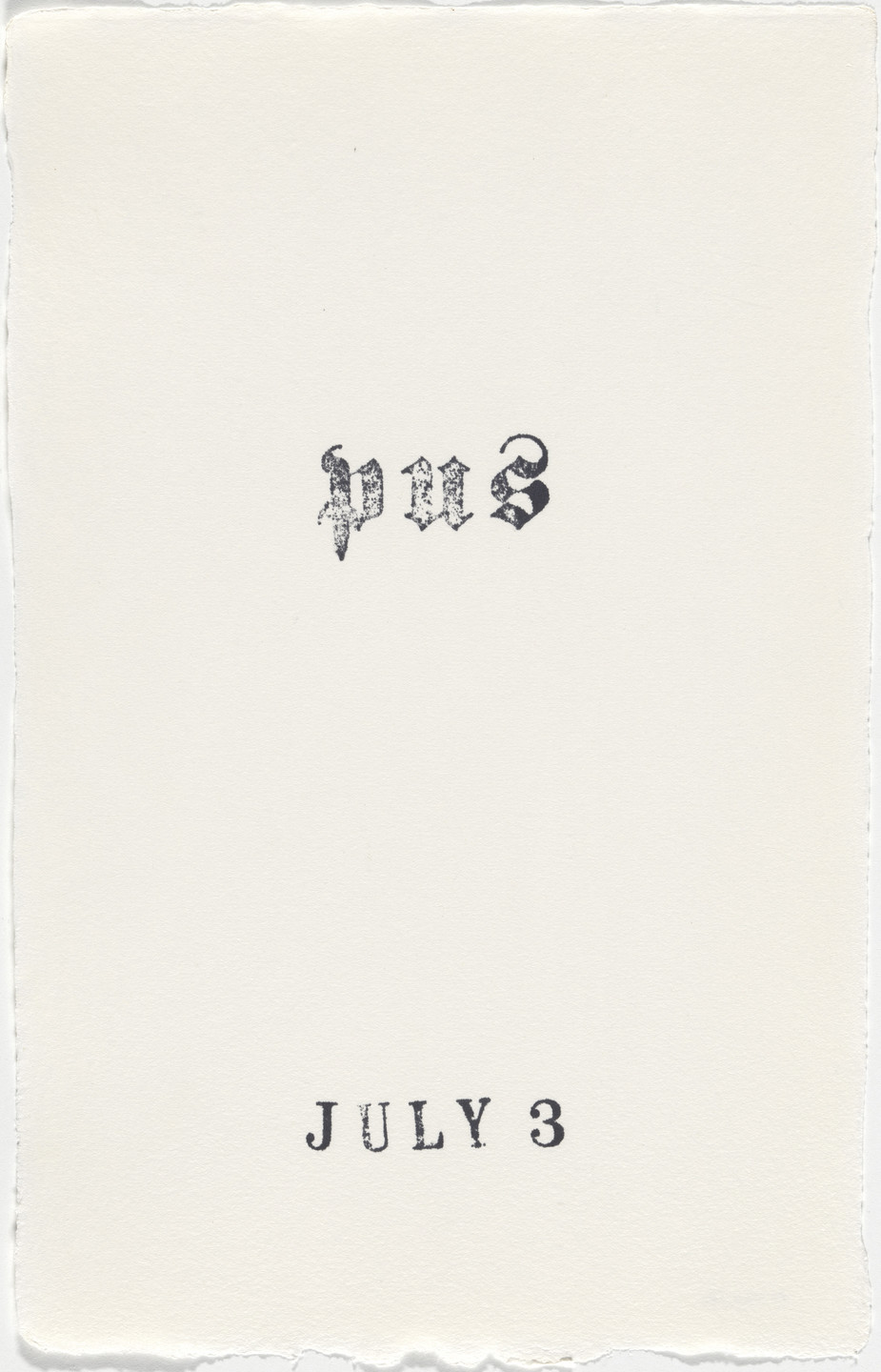 Kiki Smith. Untitled (Book of Hours). 1986–2003