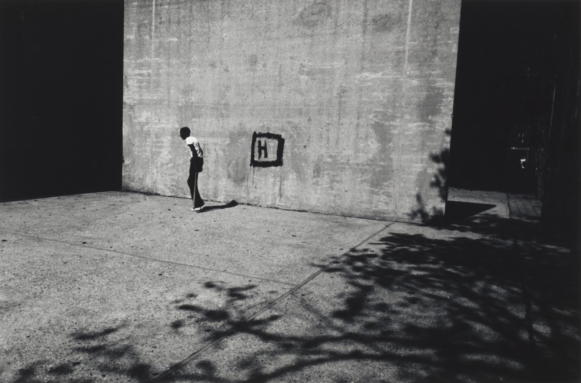Louis Draper. Boy and H, Harlem, New York. c. 1961