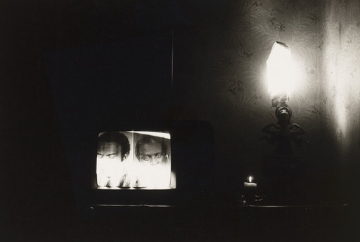 Ming Smith. Andrew Young and Vernon Jordan on Television, New York, NY. 1974