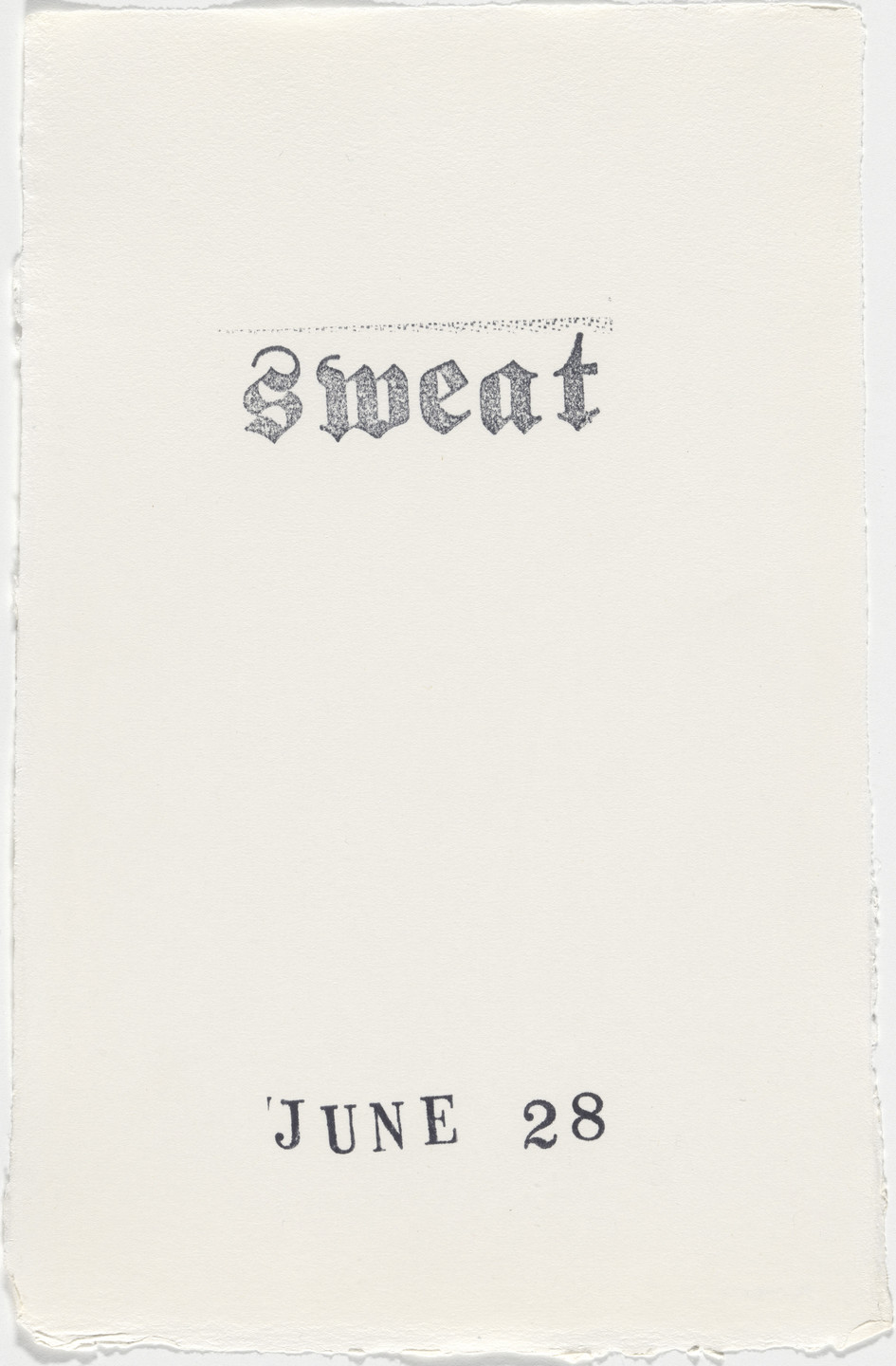 Kiki Smith. Untitled (Book of Hours). 1986–2003