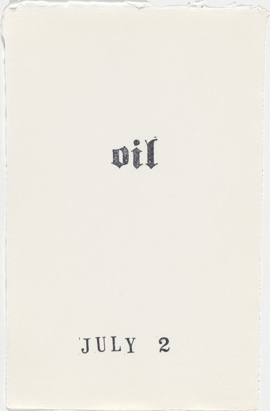 Kiki Smith. Untitled (Book of Hours). 1986–2003