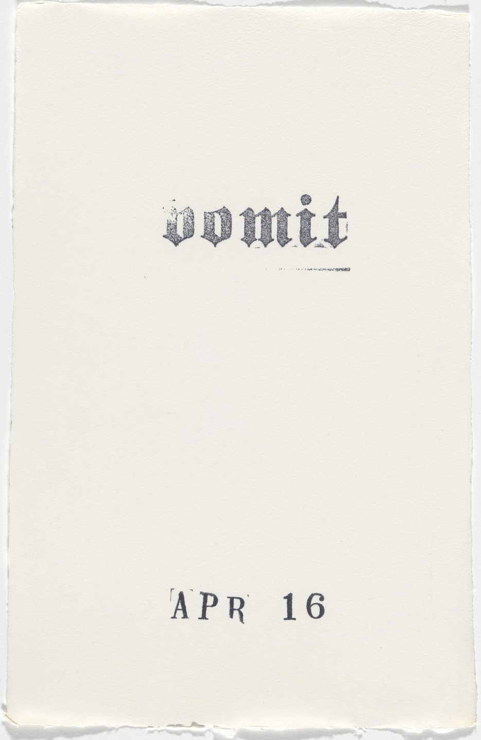 Kiki Smith. Untitled (Book of Hours). 1986–2003