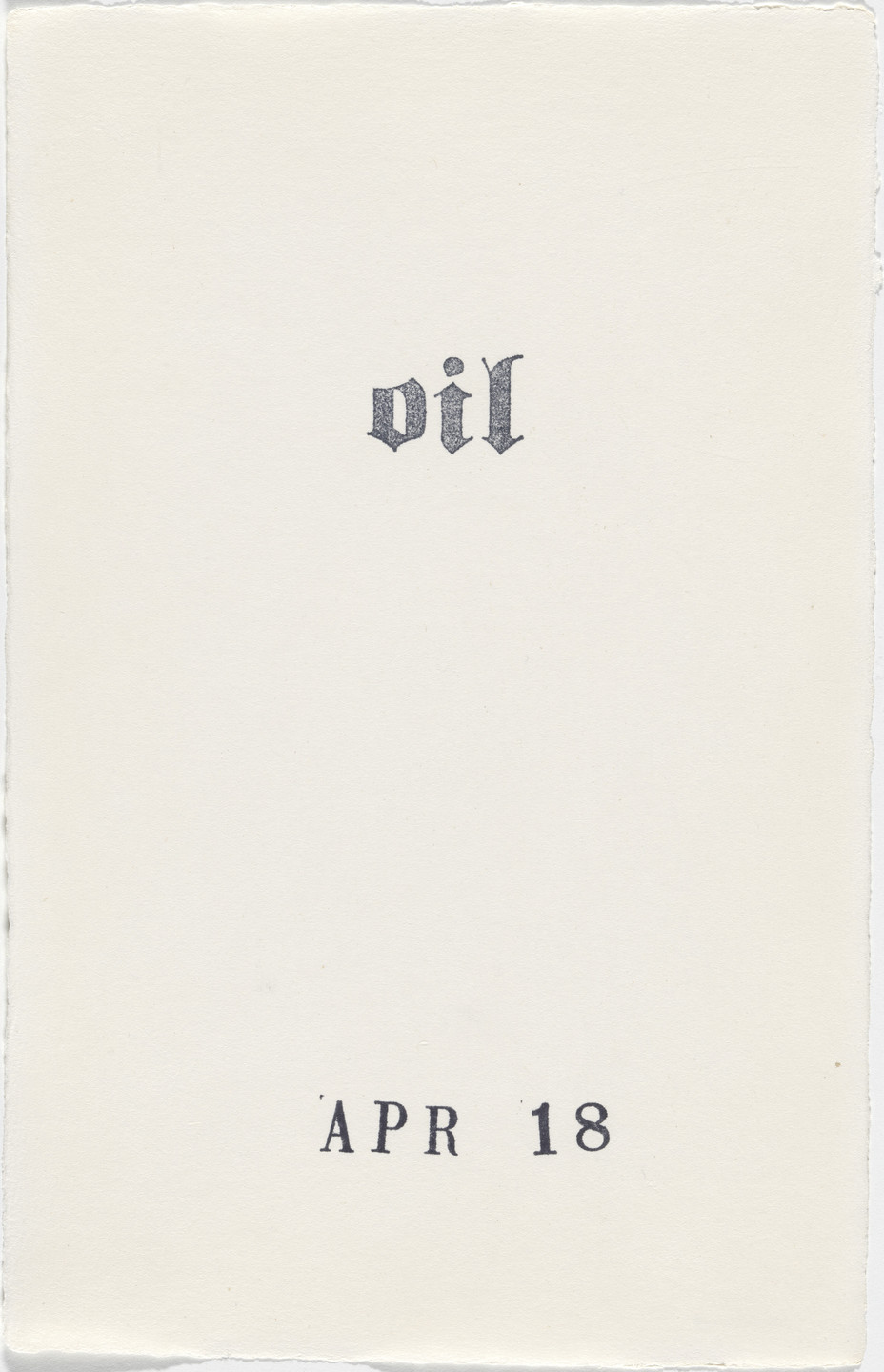 Kiki Smith. Untitled (Book of Hours). 1986–2003
