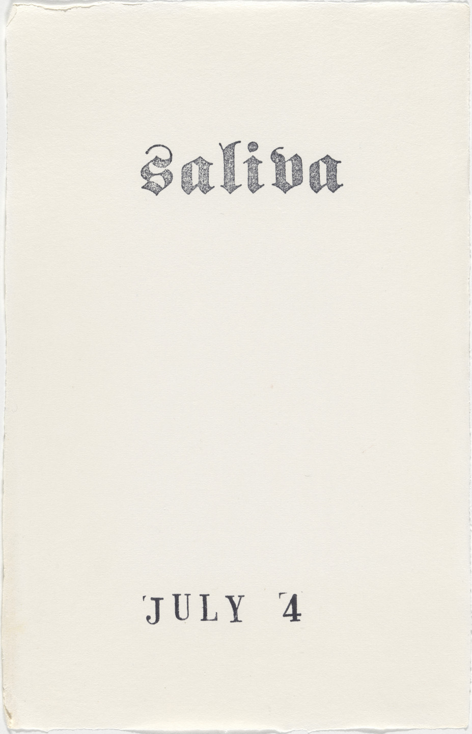 Kiki Smith. Untitled (Book of Hours). 1986–2003