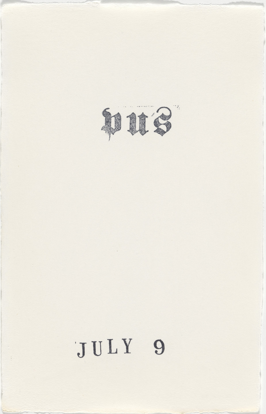 Kiki Smith. Untitled (Book of Hours). 1986–2003